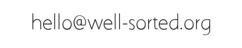 hello <at> well-sorted.org